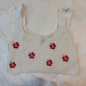 Wild Fable Cream Knit Top